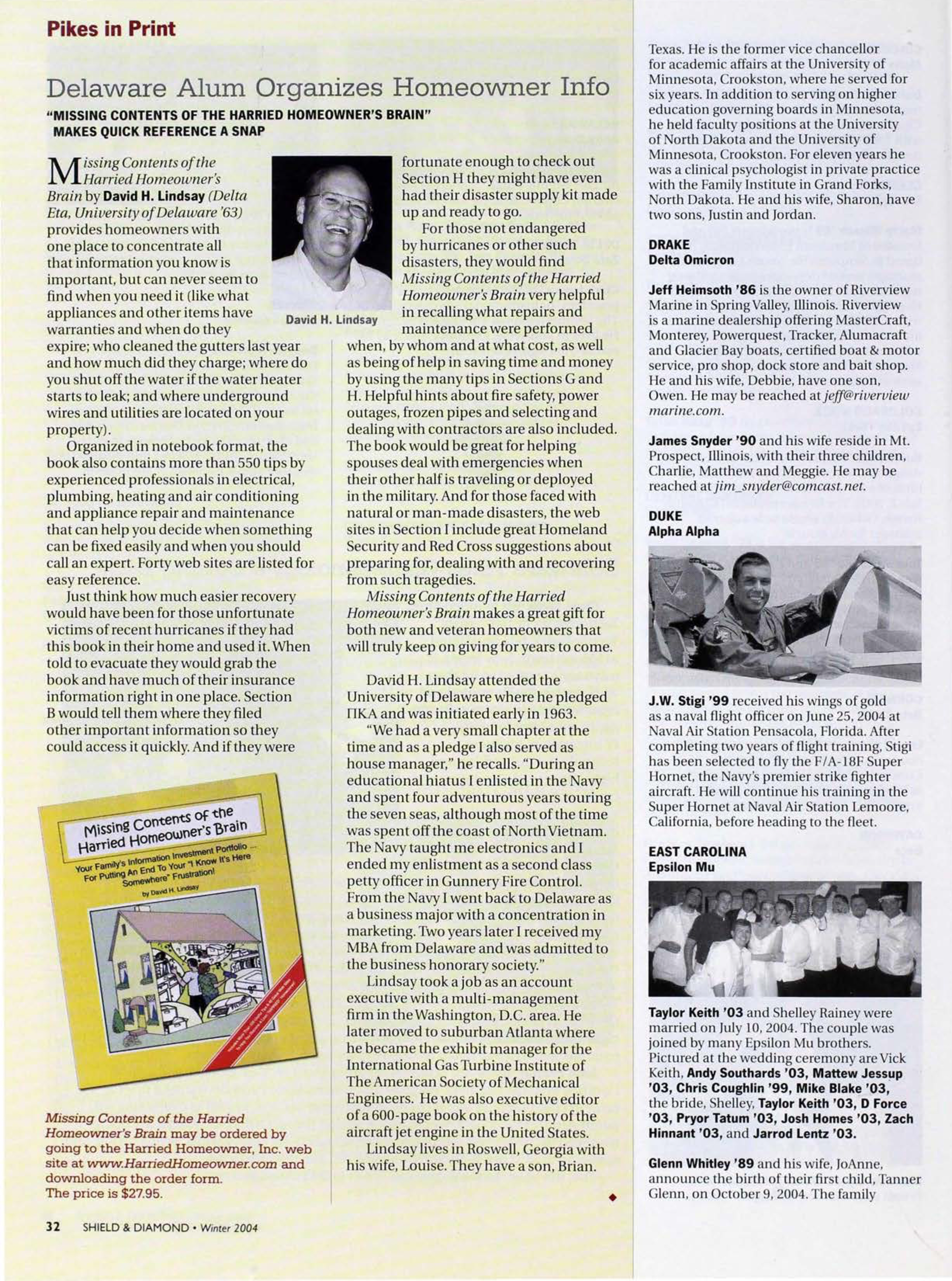 Pikes In Print, Winter 2004